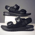 Sandals men's manufacturers fashion men's beach shoes dual-purpose casual velcro sandals on behalf of the hair sandals.