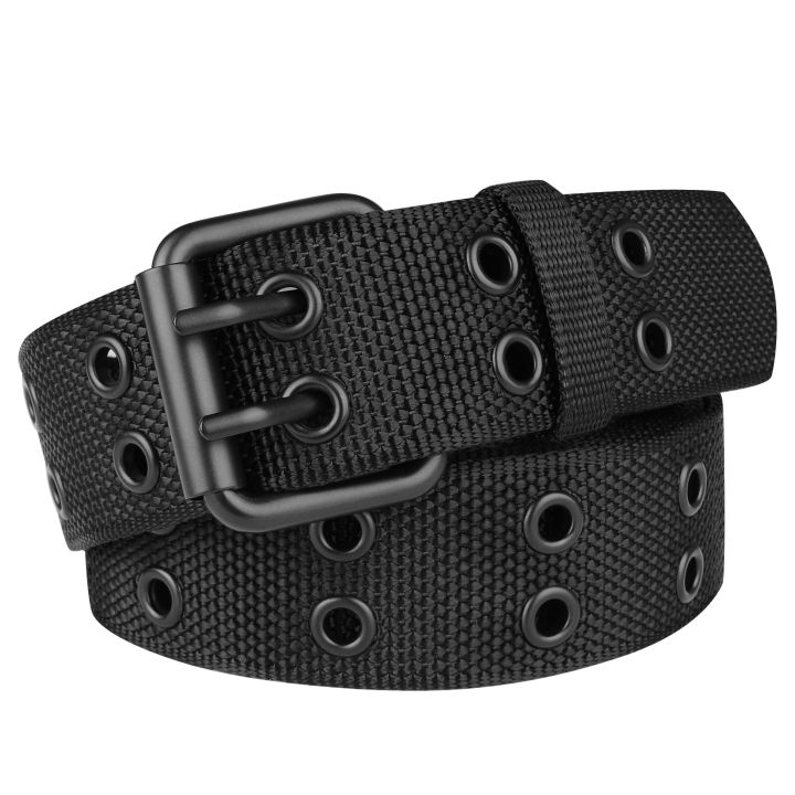 %E3%80%90Hot%20New%20Release%E3%80%91%20Drizzte%20Grommet%20Nylon%20Belt%20Big%20Size%2039%20''to%2067''%20170cm%20Double%20Prong%20for%20Men%20Women%20-%20Image%204