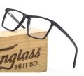 Eyeglass Unisex Acetate Black Square Vintage Eyeglasses Popular Clear Glasses Buy Confidence Store BD. 