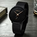 CRRJU Fashion Mens Watches Top Brand Luxury Quartz Watch Men Casual Slim Mesh Steel Waterproof Sport Watch Relogio Masculino. 