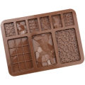 🍫 Chocolate Silicone Mold 9-Cabin – Reusable Non-Stick Mould for Fun-Shaped Chocolates & Candies 🍬 | Perfect for Homemade Treats, Desserts & Gift Ideas 🎁.