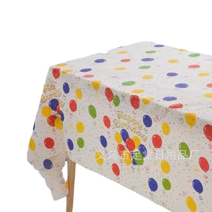 Disposable%20PEVA%20Plastic%20Tablecloth%20Birthday%20Party%20Decoration%20Thickened%20Baby%20Dessert%20Table%20Scene%20Layout%20-%20Image%204