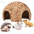 Handmade Hamster Hideout Sleeping Hut Cage Accessories Pets Hideout for Mouse Dwarf Hamster Chipmunk.