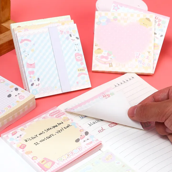 Original%20Puppy%20Note%20Book%20Cute%20Non-adhesive%20Tearable%20Message%20Notepad%20Students%20High%20Value%20Handbook%20Material%20Book%20-%20Image%202