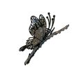 Elegant Pearl Crystal Hairpins Butterfly Hair Clip Catch for Women Girl. 
