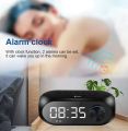 KISONLI LP-2S Wireless Bluetooth Digital Alarm Clock Music Speaker with RGB Light and TF Card for Mobile Phone Large LCD Display. 