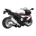 Kids Motorcycle Toy, Alloy Motorcycle Model Toy Pull Back Improve Sensory Perception for Display. 