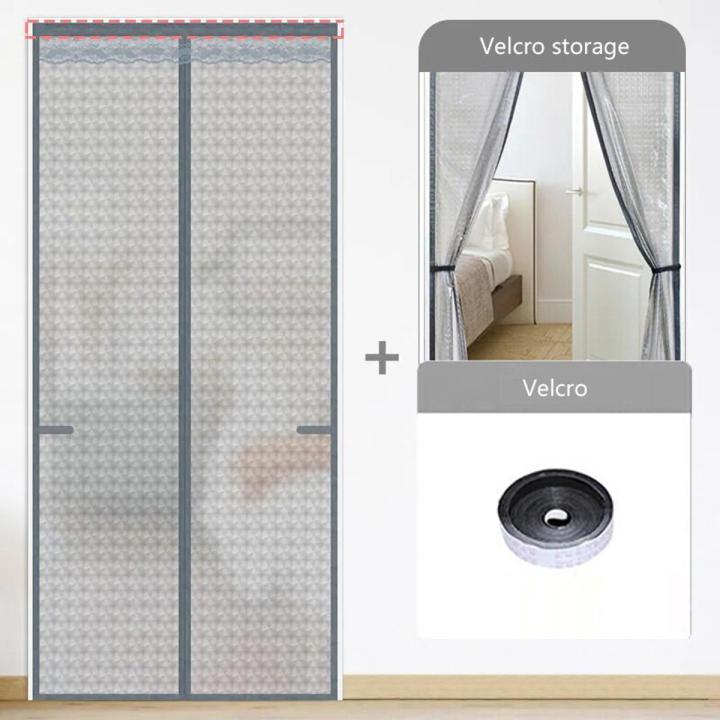 Air Conditioning Door Curtain Mosquito-proof Windproof Insect-proof Living Room Bedroom Thicken Removable Partition Curtain