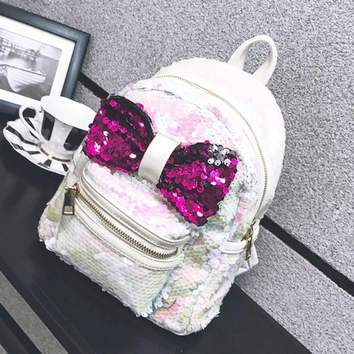 Shining%20Sequins%20Bowknot%20Women%20Backpack%20Girls%20Small%20Party%20Shoulder%20Schoolbag%20-%20Image%209