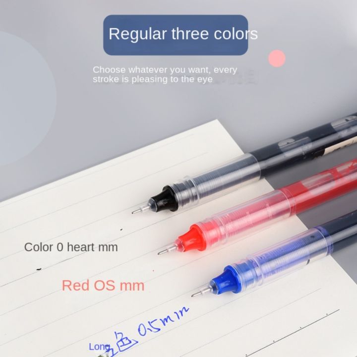 12Pcs/set%20Kawaii%20Straight%20Liquid%20Liquid%20Rollerball%20Gel%20Pen%20Black/Red/blue%20Ink%20Large%20Capacity%20Liquid%20Quick%20Drying%20Ballpoint%20Pen%200.5mm%20Stationery%20Quick%20Drying%20Roller%20Ball%20Pens%20Graffiti%20-%20Image%206
