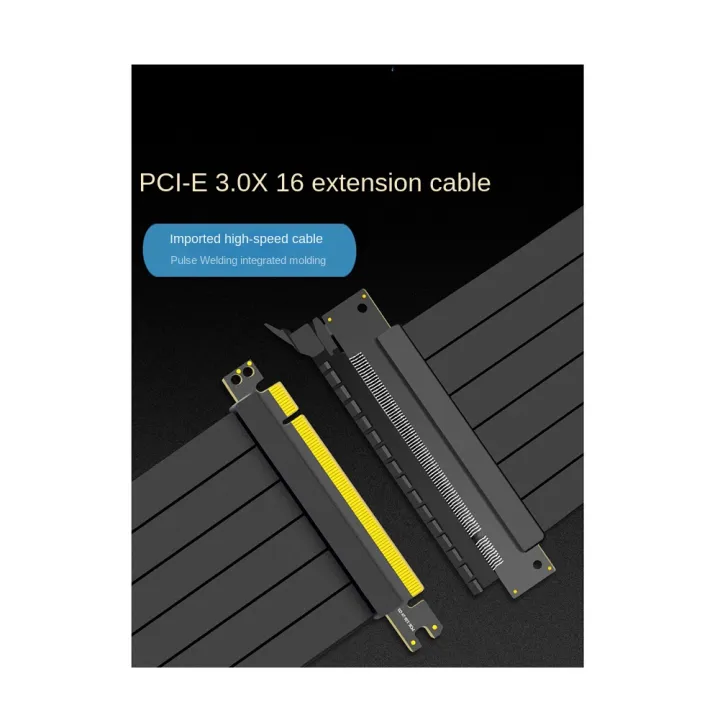 PCIE%203.0%2016X%20Riser%20Cable%20Graphics%20Card%20Extension%20Cable%20PCIE%20High%20Speed%2016X%20Adapter%20Cable%20Shielded%20Extender%20-%20Image%204