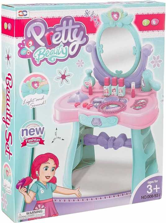XIONG CHENG 008-937 Beauty Tools Playset with Lights and Sounds for Kids