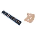 1 Piece Violin Finger Guide /Fingerboard Sticker Fret Guide Label Finger Chart for Size 4/4 & 4 Piece Violin Parts Violin-Bridge-5Pc-4/4 Maple Bridge Violin Parts - Black & Wood color. 