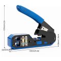 Rj45 Tool Network Crimper Cable Stripping Plier Stripper for Rj45 Cat6 Cat5E Cat5 Rj11 Rj12 Connector. 