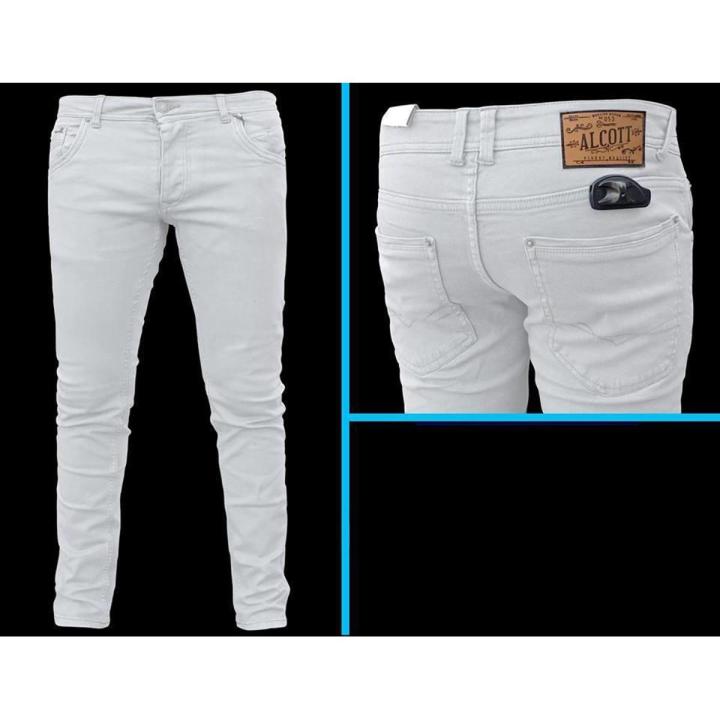 White Denim Jeans for Men - Pants For Men - Pant -
