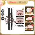 FOCALLURE 3 Colors Eyebrow Pencil Precise Brow Eyeliner Long Lasting Waterproof Blonde Brown Eye Brow Makeup Cosmetics Tools. 