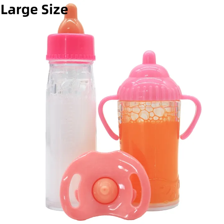 Large%20size%20Baby%20Doll%20Feeding%20Bottle%20Set%20Baby%20Care%20Toy%20Stroller%202pcs%20Milk%20And%20Juice%20Bottles%20With%20Toy%20Pacifier%20For%20Baby%20Dolls%20-%20Image%203