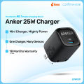 Anker Compact USB-C 25W Fast PD Wall Charger for Iphone, Samsung & Others (Cable Not Included).