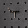 5Pcs Grid Wall Mesh Display Hooks Retail Shop Peg Goods Shelf Panel Pegboard Hooks Home Storage Hang Fits Workshop Hook Arm Rack.
