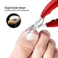 Professional Toe Nail Clippers Cutter ingrown toenail tool Thick Nail Dead Skin Dirt Remover Super Sharp Curved Blade Nail Tools. 