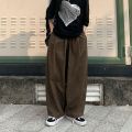 Pants Casual Trend High Street Straight-Leg Trousers Summer Men ins Japanese Style Wide Leg Fashion Brand Loose Cargo Pants Harajuku Style.