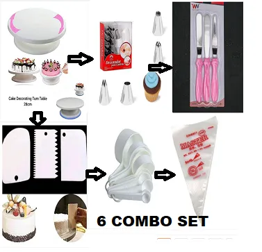 6%20A%20Set%20%20Cake%20Decoration%20Turntable%20,%2012%20Pieces%20Of%20Stainless%20Steel%20Nozzle%20Set%20,%203%20pieces%20of%20cake%20planner%20,%20Measuring%20Spoon%20Cup%20Set%20,%203%20pieces%20Plastic%20Cream%20Scraper%20&%2010%20Pieces%20Pipping%20Bags%20-%20Image%205