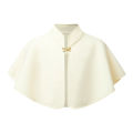 White Kids Elegant Bolero Flower Girl's Shawl Wraps Open Front Cardigan Evening Cape Princess Wedding Party Dress Accessory.