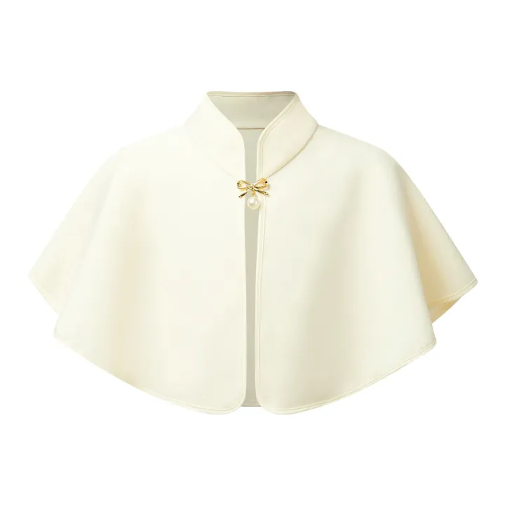 White%20Kids%20Elegant%20Bolero%20Flower%20Girl's%20Shawl%20Wraps%20Open%20Front%20Cardigan%20Evening%20Cape%20Princess%20Wedding%20Party%20Dress%20Accessory%20-%20Image%203