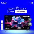 Haier H50P7UX 50 Inch 4K UHD Google TV with Official Warranty and Free Delivery. 