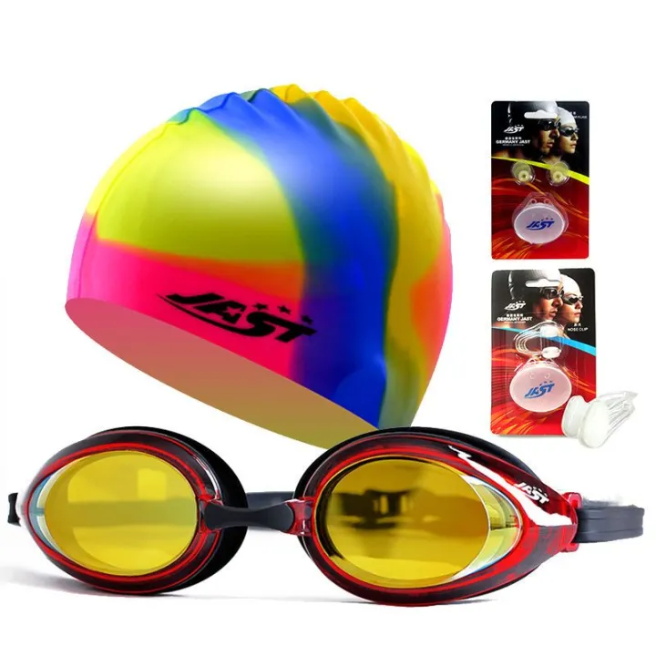 Jast%20Men's%20and%20Women's%20Swimming%20HD%20Waterproof%20Anti-Fog%20Plain%20Light%20Swimming%20and%20Swimming%20Cap%20Outfit%20Women%20-%20Image%209