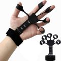 Grip Trainer, Finger Stretcher, Finger Exerciser & Hand Strengthener, Adjustable Level Resistance Finger Trainer for Strength Training. 