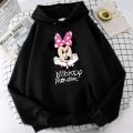 Women's Hoodie Mickey Mouse Print Hoodie Men Fashion Oversize Hoodies Kid Hoodie Girl Coat Women Sweats Y2k Clothes Korea Kawaii. 