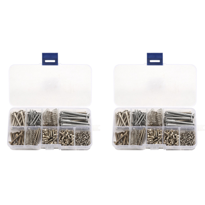 thumbnail image 2 of Canomo 254 Pieces Assorted Electric Guitar Screws (9 Types) With 2 of 13