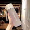 600/800ML Fashion Round Frosted Plastic Water Bottle BPA Free Portable Tea Strainer Large Capacity Sport Transparent Water Cups.