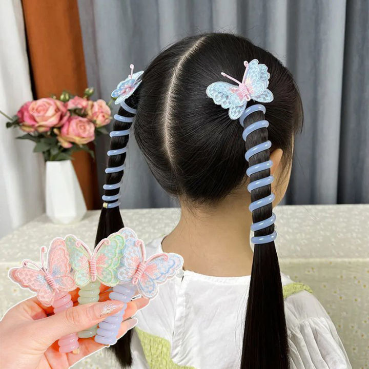 Embroidered%20Butterfly%20Telephone%20Line%20Hair%20Rope%20High%20Ponytail%20Hair%20Rope%20Girls%20Creative%20Headdress%20-%20Image%202