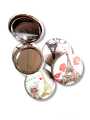 Pocket Mirror For Girls Mini Portable Makeup Fashion Cute Pocket Round Double Sided Folding Makeup Mirror Female Gift.