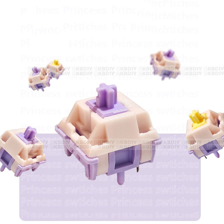 MMD%20Princess%20V3%20Switch%20Linear%20Tactile%2038/45/53/48/60g%20HIFI%20Sound%20Mechanical%20Keyboard%20Switches%20POM%20PTFE%20Material%20Custom%20DIY%205Pins%20-%20Image%203