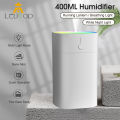 400ML Air Humidifier Nano Mist Marquee Colourful Light Night Light Humidifier Two Spray Modes Large Capacity Household Desktop Humidifier For Travel Bedroom Plants Car Home Office. 