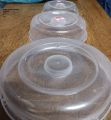 3 Pieces MICROWAVE 3 Size FOOD COVER / Plate Cover Splatter Guard Non Stick Plastic Clear Dish Lid.