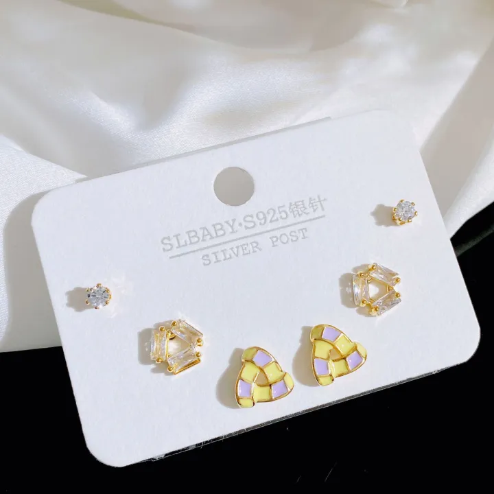 SLBABY:%20Sweet%20style,%20small%20and%20cute,%20delicate%20earrings,%20versatile%20design,%20sterling%20silver%20temperament,%20pierced%20earrings%20-%20Image%206