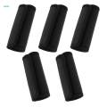 3x5Pcs Travelling Luggage Suitcase Handle Comfort Wraps Identifier Tags Black. 