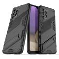 lthmy for Xiaomi Mi 11 Ultra (6.81 ) Armor TPU and PC Solid Color Stand Holder Kickstand Phone Casing Shockproof Buffer Cool Back Cover.