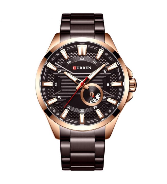 CURREN%208372%20Business%20Quartz%20Watch%20for%20Men%20Luxury%20Watch%20Men%20-%20Coffee%20,%20Rose%20Gold%20-%20Image%202