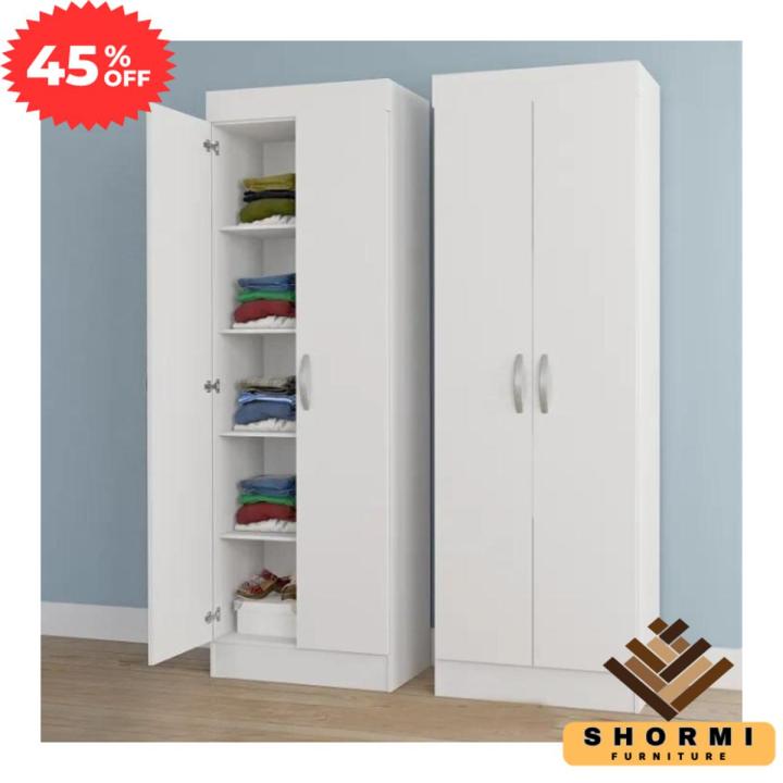 Indispensable - Modern 2 Doors Almirah with Inner Storage Shelves by Shormi Furniture - Furniture & Decor - Modern and Trendy