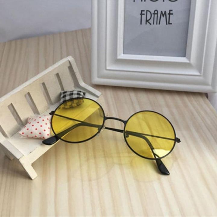 Fashion Retro Round Sunglasses Ladies European And American Trend Eyewear Metal Frame Jelly Glasses