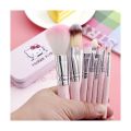 Hello Kitty Mini Makeup Grooming Brush Set set 7 in 1. 