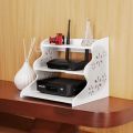 Wall Mounted WiFi Router Stand – 3 Layer Storage Shelf for Home & Office. 