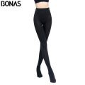 BONAS Women Winter Warm Tights High Elastic Keep Warm Autumn Winter Pantyhose Women Slim fit Legins Female Tights Plus Size. 