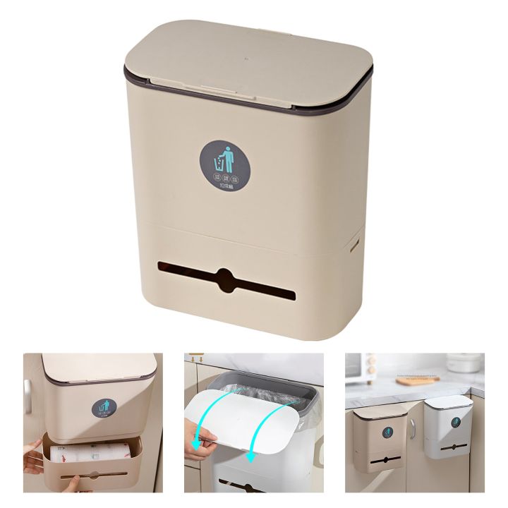Wall%20Mounted%20Hanging%20Trash%20Can%20with%20Lid%20Installable%20Counter%20Top%20under%20Sink%20Compost%20Wastebasket%20Cupboard%20Bathroom%20-%20Image%205