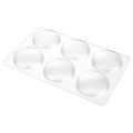 6PCS Adhesive Round Protectors Handle Bumpers Rubber Silicone Self Wall Stopper Door. 